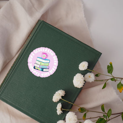 Chasing That Scholastic Book Fair High 90s Nostalgia Sticker