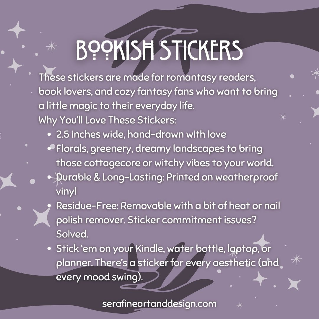 Shadow Daddy Heart Candy Sticker for Romantasy Readers