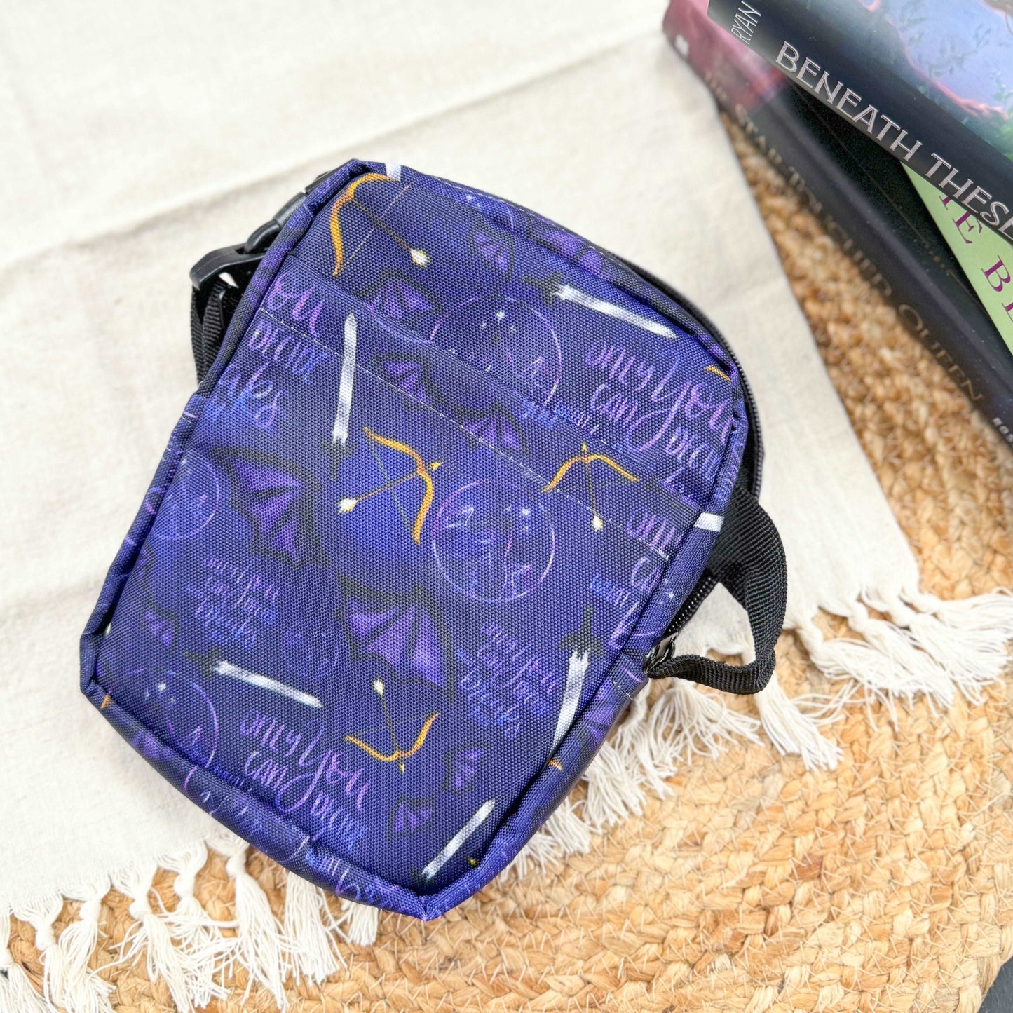 Bookish Crossbody Bag | ACOTAR Night Court | SJM Merch