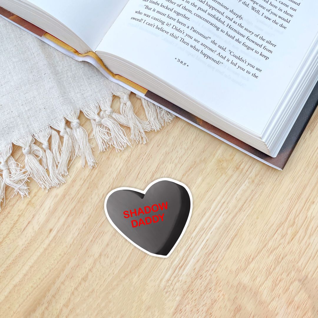 Shadow Daddy Heart Candy Sticker for Romantasy Readers