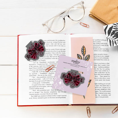 Dark Romance Girly Magnetic Bookmark