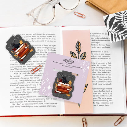 Salem Witch Book Club Dark Academia Spooky Magnetic Bookmark