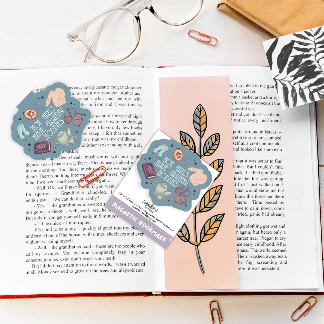 Hot Girls Have Granny Hobbies Magnetic Bookmark