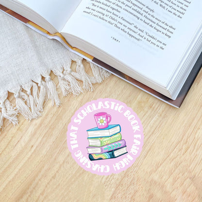 Chasing That Scholastic Book Fair High 90s Nostalgia Sticker