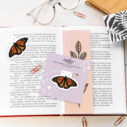 Monarch Butterfly Wings Magnetic Bookmark