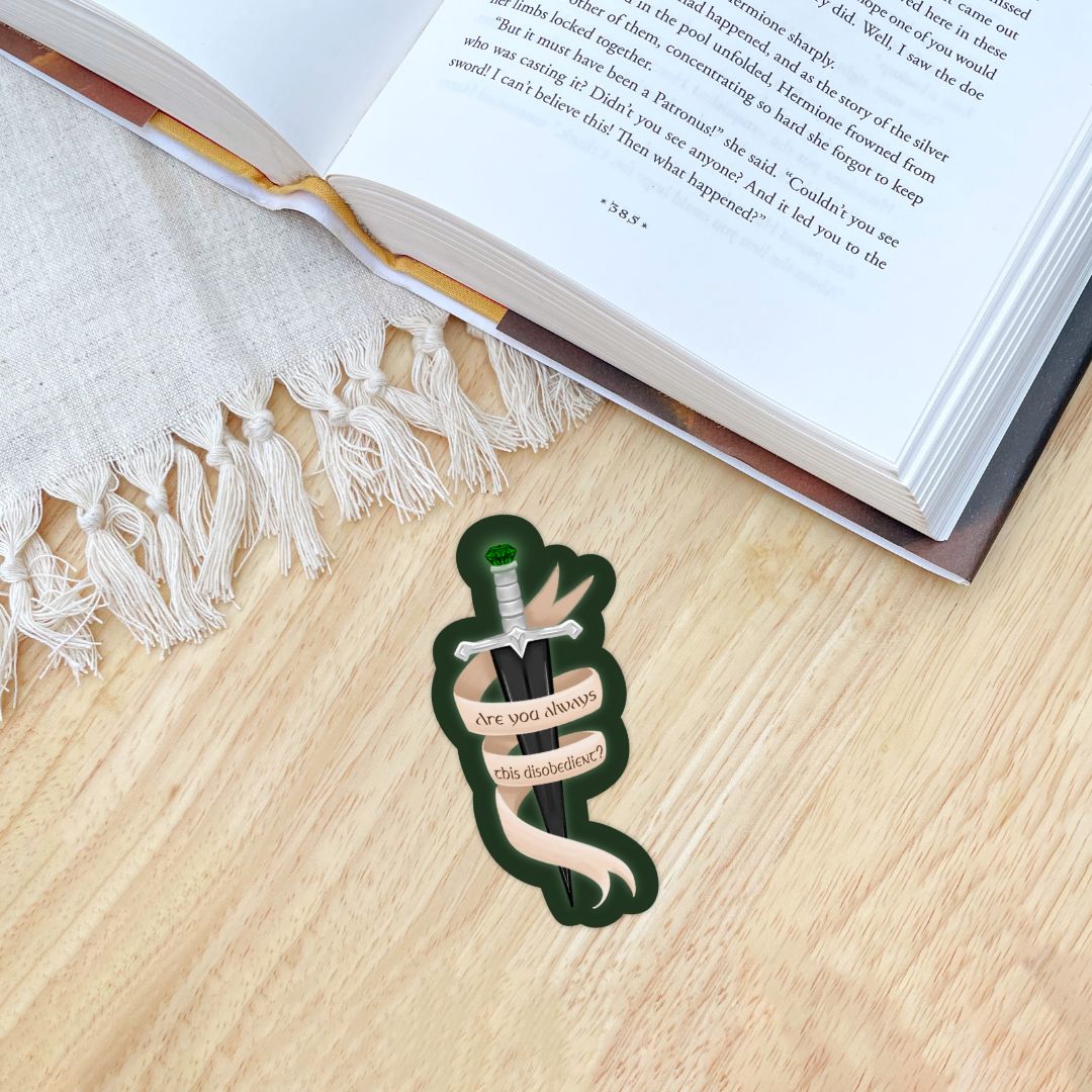 Are You Always This Disobedient? Sticker | The Witch Collector by Charissa Weaks | Officially Licensed