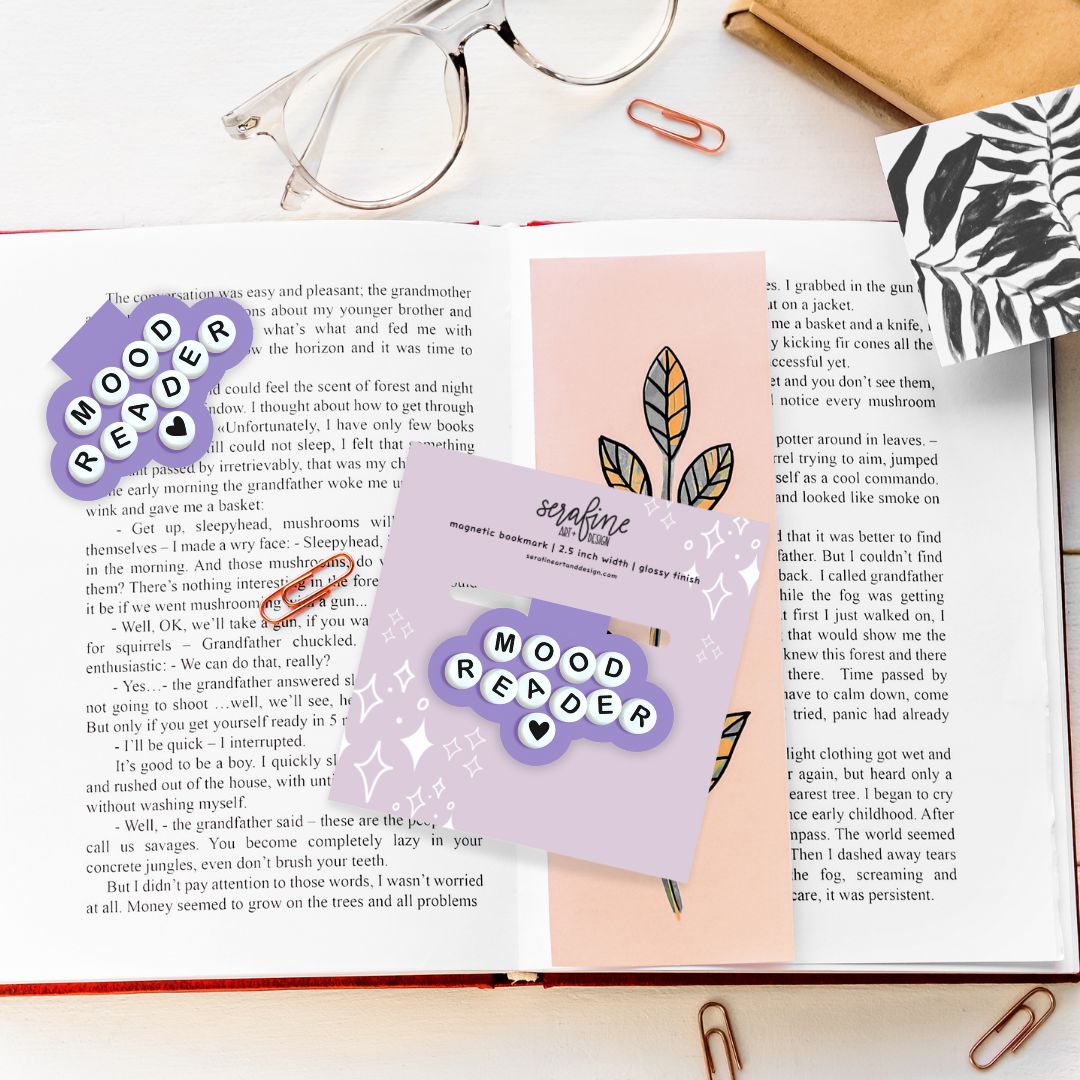 Mood Reader Beads 90s Nostalgia Magnetic Bookmark