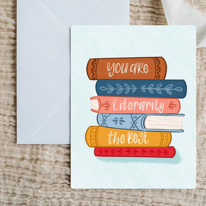 Literally The Best Birthday and Thank You Card | Bookish Greeting Cards
