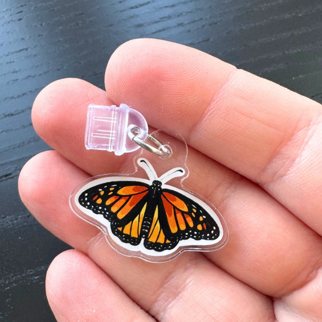Monarch Butterfly Kindle Charm | Bookish USB-C Dust Plug