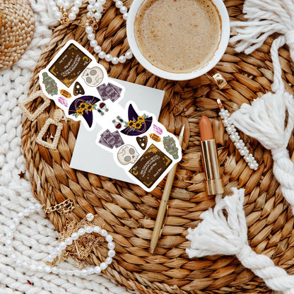 Witchy Things Dark Academia Spooky Magnetic Bookmark