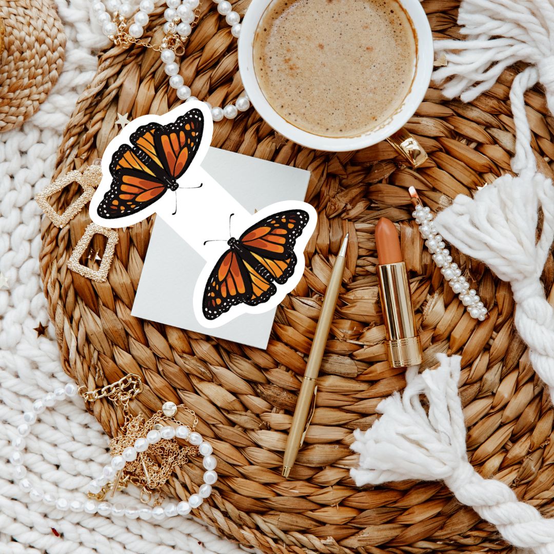 Monarch Butterfly Wings Magnetic Bookmark