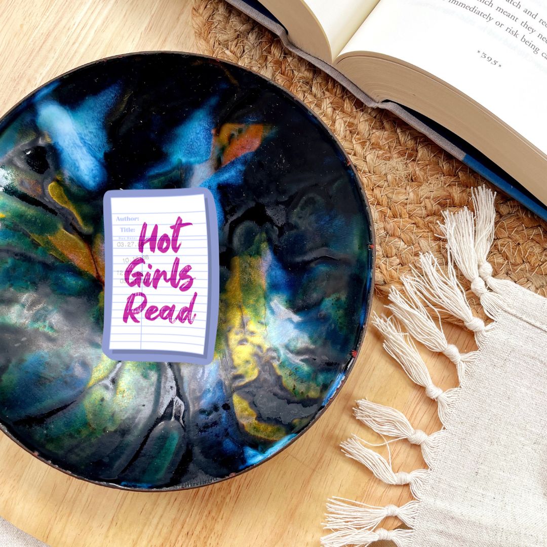 Hot Girls Read Library Card 90s Nostalgia Sticker