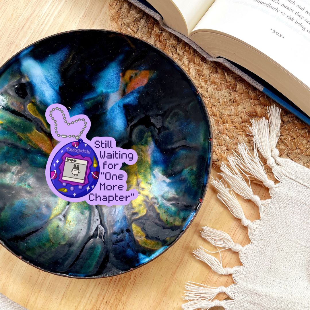 "Still Waiting" Cute Digital Pet 90s Nostalgia Sticker