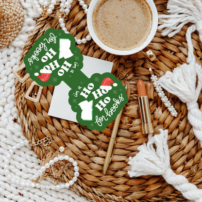 Ho Ho Ho for Books Christmas Magnetic Bookmark