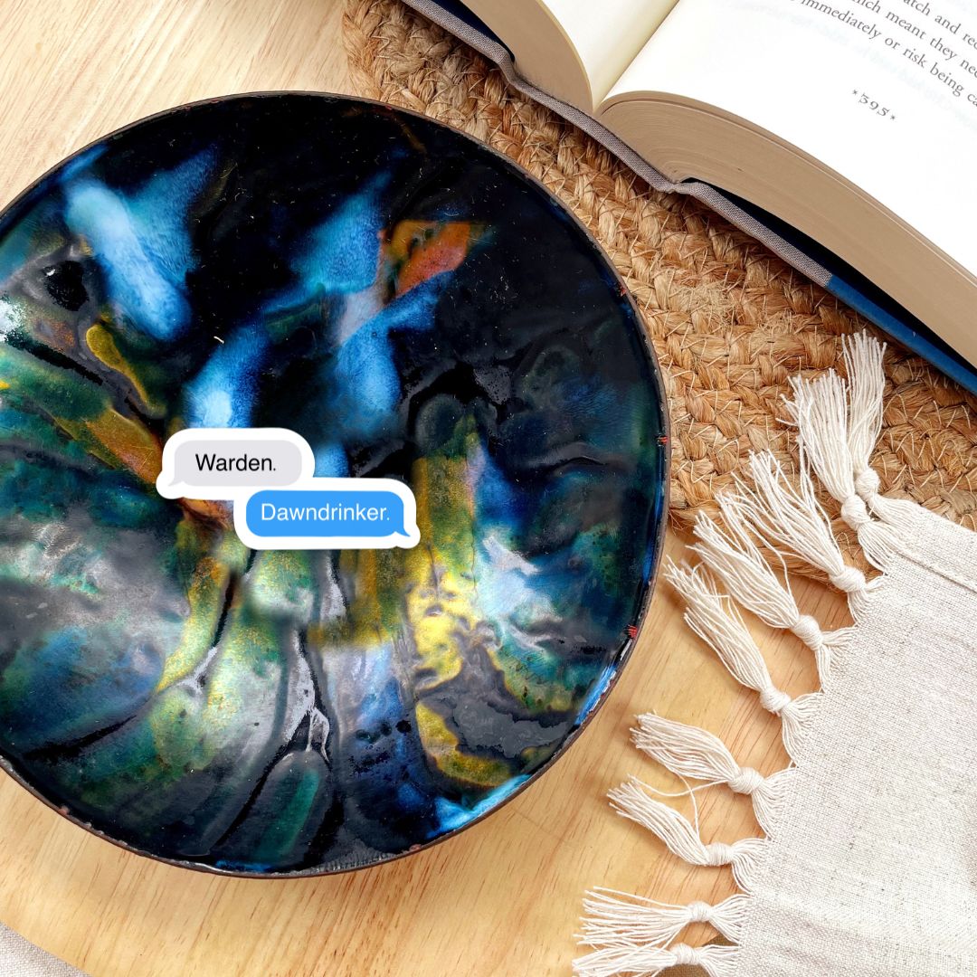 Mische & Asar Chat Sticker | Carissa Broadbent Serpent & The Wings of Night Officially Licensed