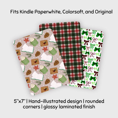 Cute & Cozy Christmas Kindle Inserts | Adorable Kindle Accessories for Book Lovers