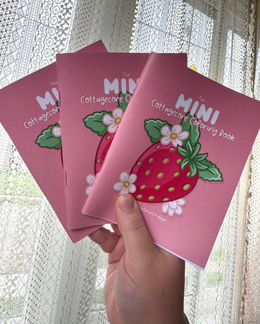 Mini Coloring Book - Cottagecore