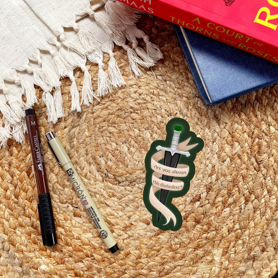 Are You Always This Disobedient? Sticker | The Witch Collector by Charissa Weaks | Officially Licensed