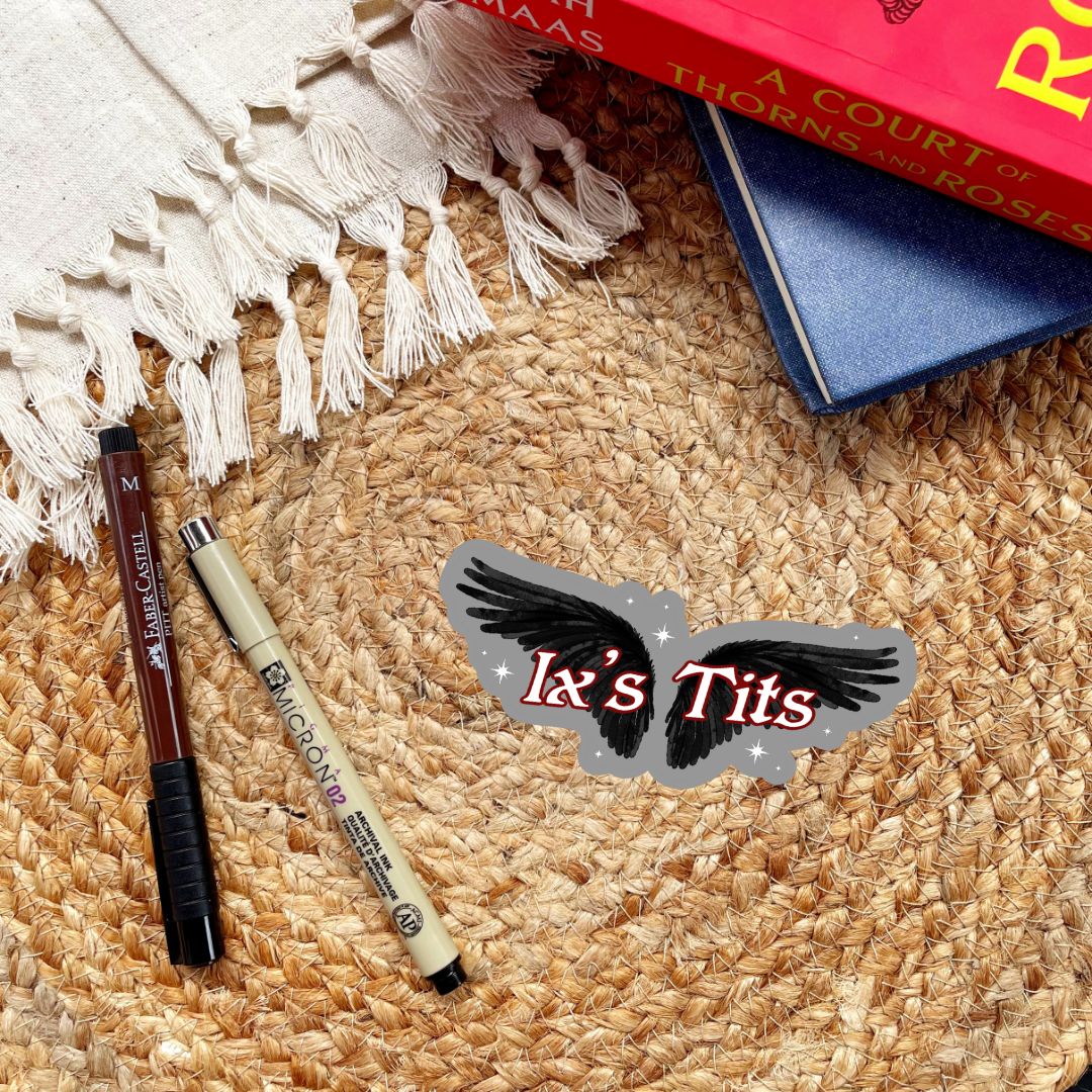 Ix's T*ts Sticker | Carissa Broadbent Serpent & The Wings of Night Officially Licensed