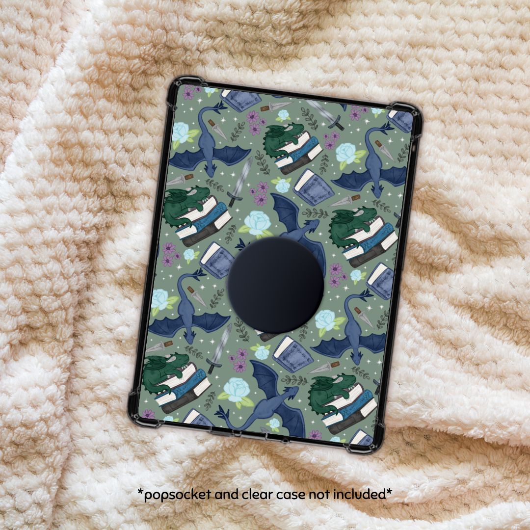 Romantasy Dragon Kindle Inserts | Adorable Kindle Accessories for Book Lovers