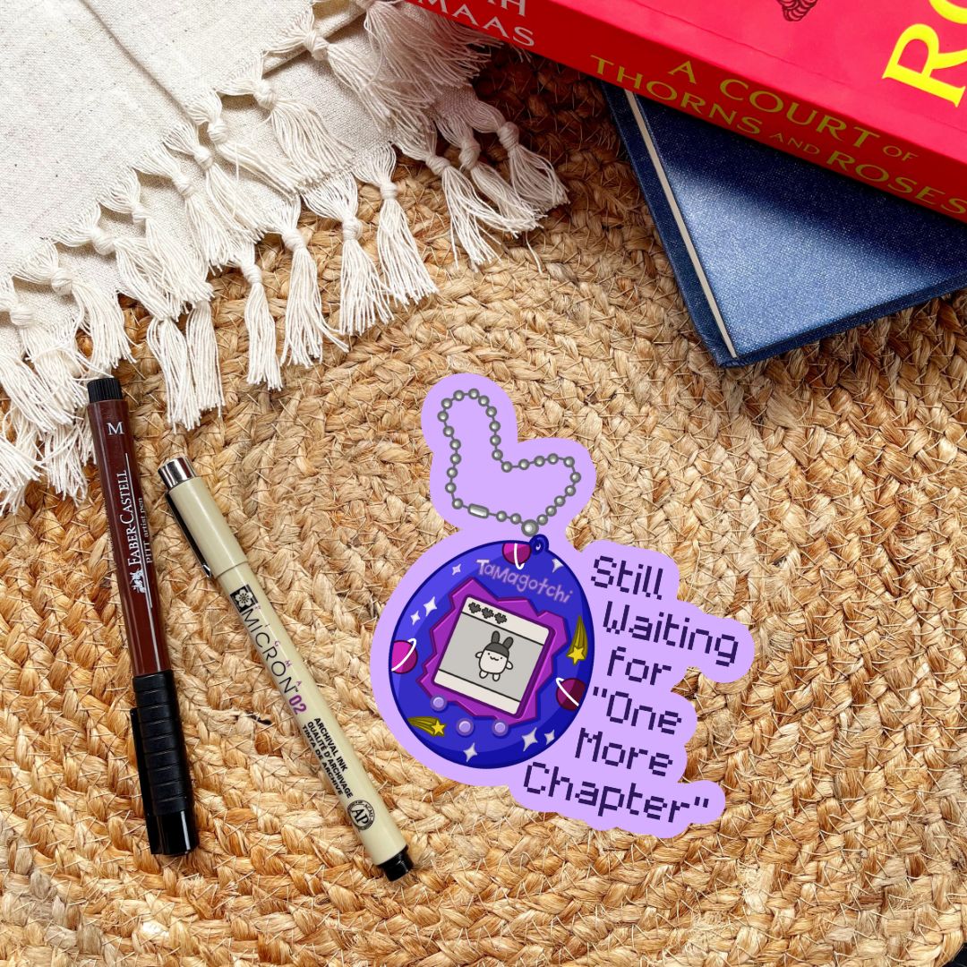 "Still Waiting" Cute Digital Pet 90s Nostalgia Sticker