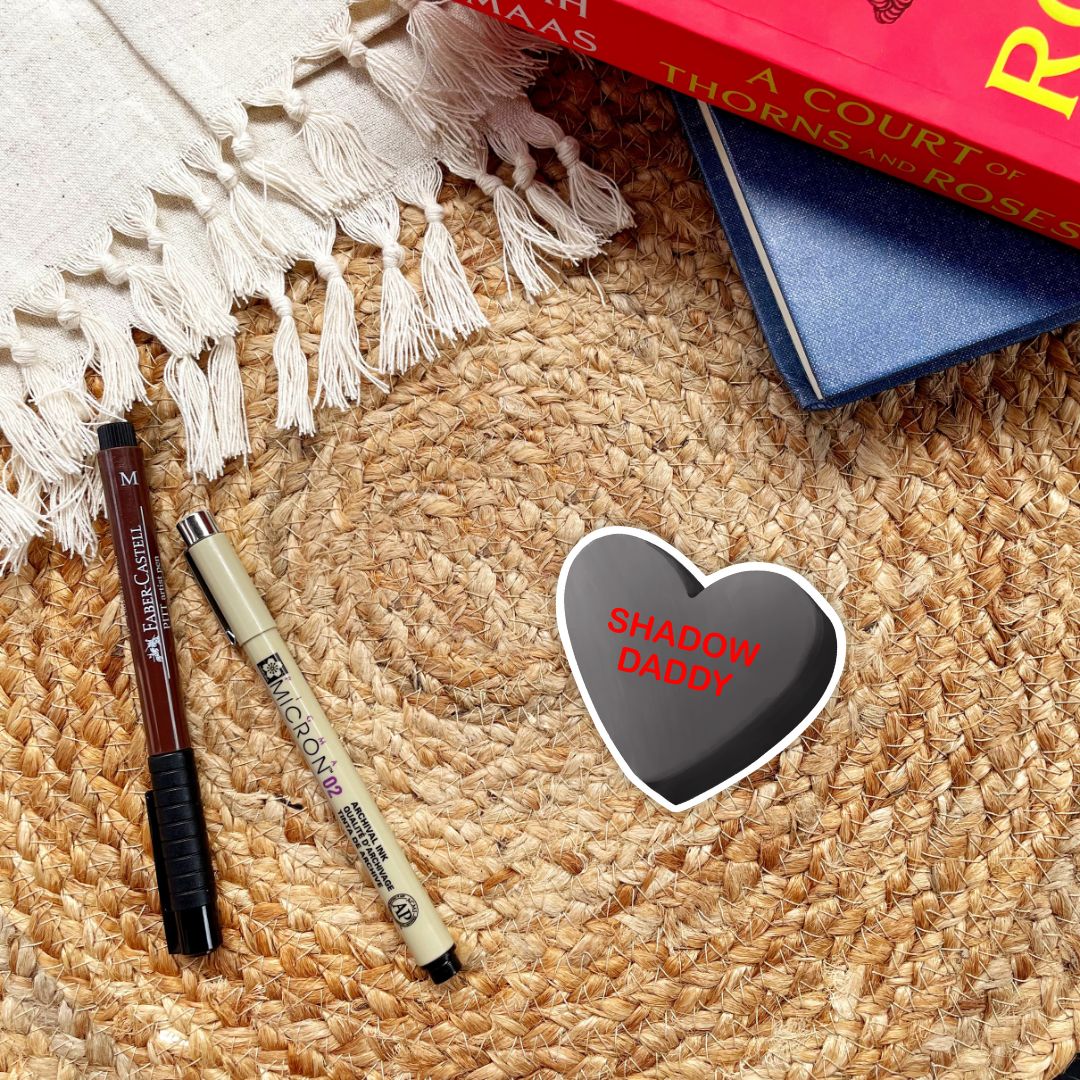 Shadow Daddy Heart Candy Sticker for Romantasy Readers