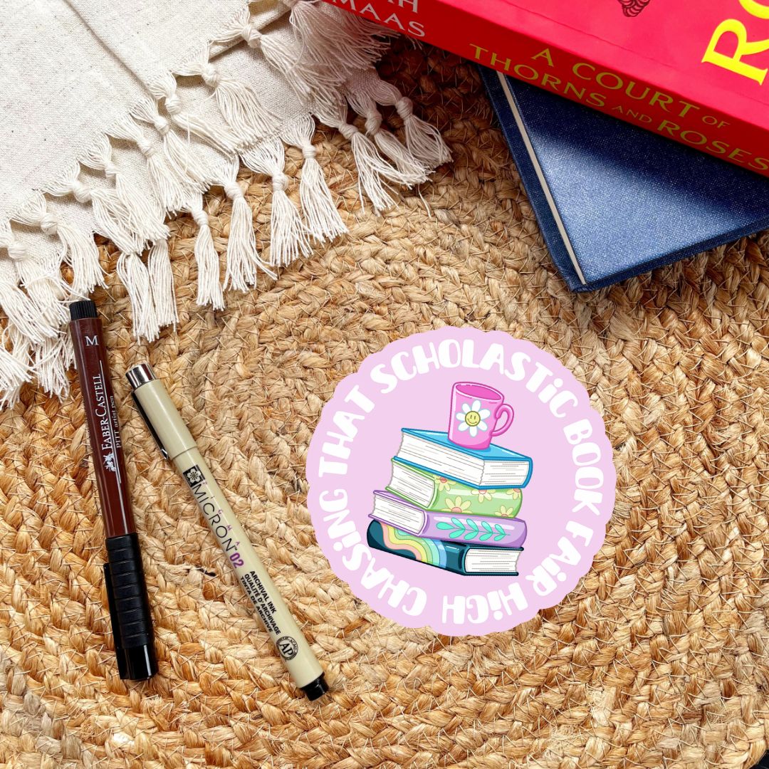 Chasing That Scholastic Book Fair High 90s Nostalgia Sticker
