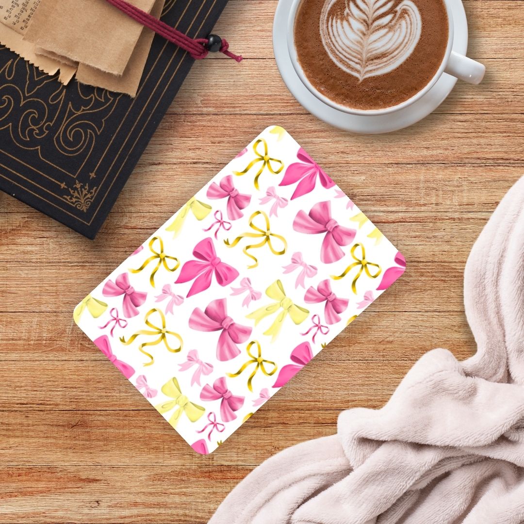 Romantic Coquette Bows Kindle Inserts | Adorable Kindle Accessories for Book Lovers