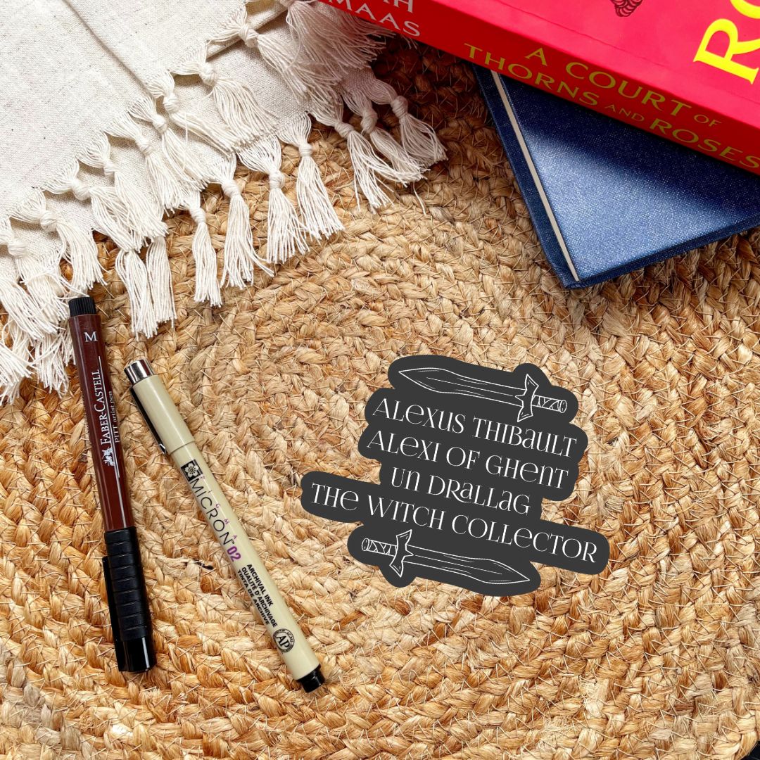 Alexus Thibault's Names Sticker | The Witch Collector by Charissa Weaks | Officially Licensed