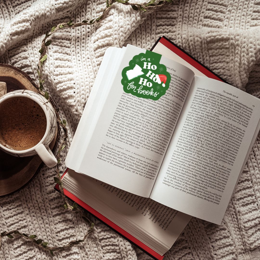 Ho Ho Ho for Books Christmas Magnetic Bookmark