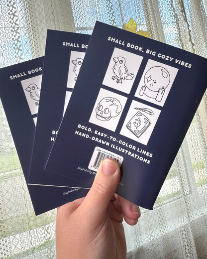 Mini Coloring Book - Dark Academia