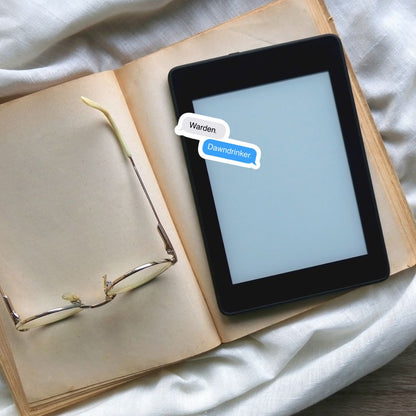 Mische & Asar Chat Sticker | Carissa Broadbent Serpent & The Wings of Night Officially Licensed