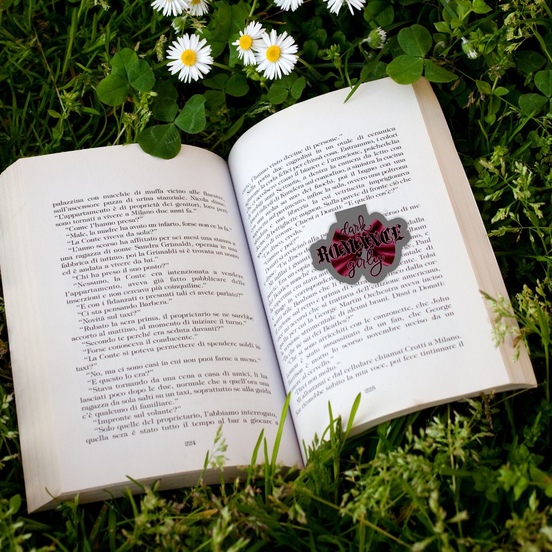 Dark Romance Girly Magnetic Bookmark