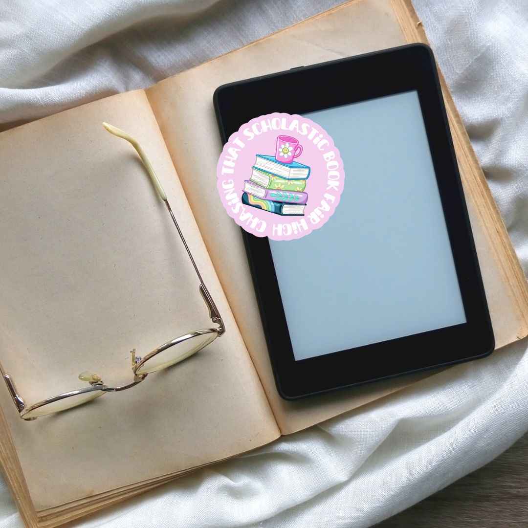 Chasing That Scholastic Book Fair High 90s Nostalgia Sticker