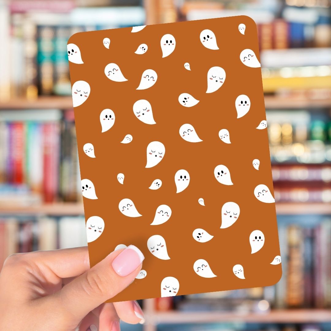 Halloween Kindle Inserts | Adorable Spooky Ghosts Kindle Accessories for Book Lovers