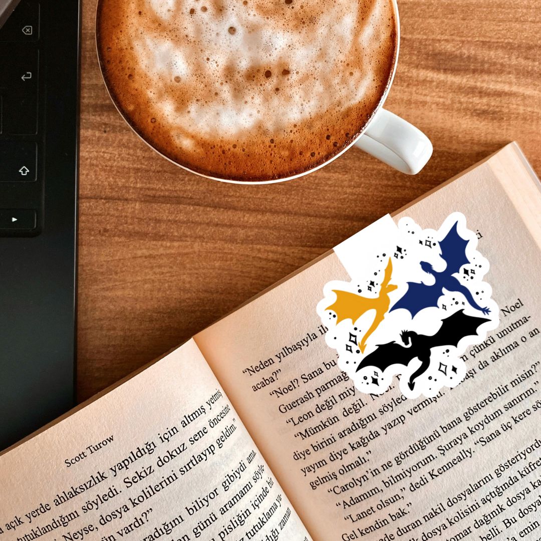 Magical Dragons Romantasy Magnetic Bookmark