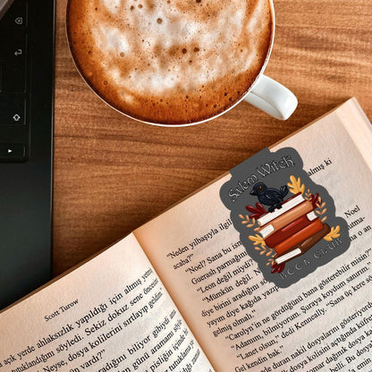 Salem Witch Book Club Dark Academia Spooky Magnetic Bookmark