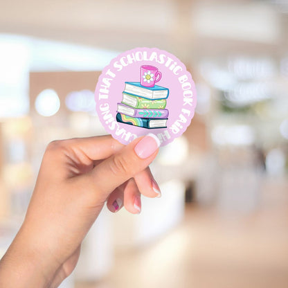 Chasing That Scholastic Book Fair High 90s Nostalgia Sticker