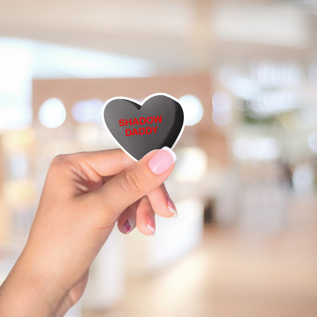 Shadow Daddy Heart Candy Sticker for Romantasy Readers