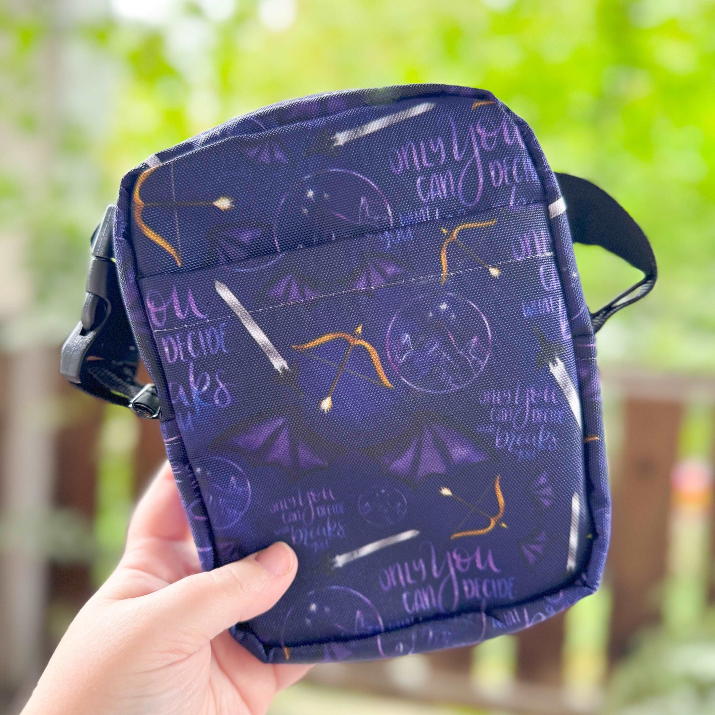 Bookish Crossbody Bag | ACOTAR Night Court | SJM Merch