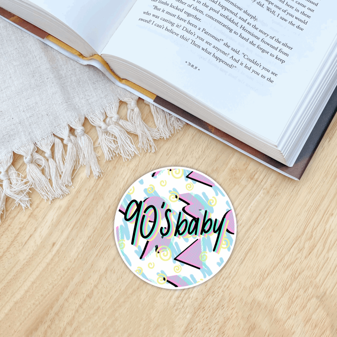 90’s Baby Geometric Sticker - Serafine Art & Design - 
