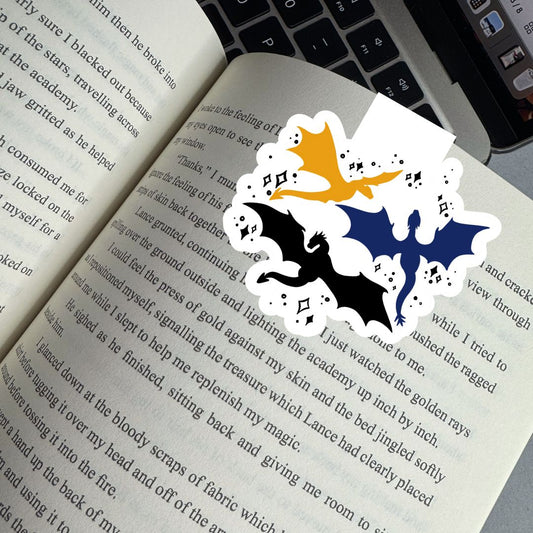 Magical Dragons Romantasy Magnetic Bookmark