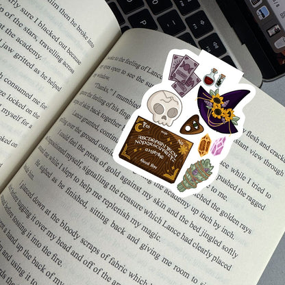 Witchy Things Dark Academia Spooky Magnetic Bookmark