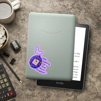 "Still Waiting" Cute Digital Pet 90s Nostalgia Sticker