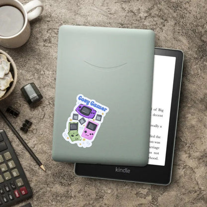 Cozy Gamer Handheld Gaming 90s Nostalgia Sticker