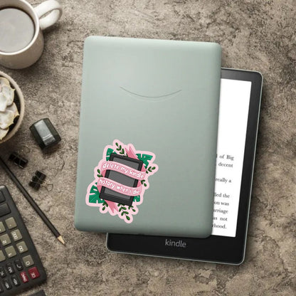Delete My Kindle History Sticker | Book Lover Kindle Stickers