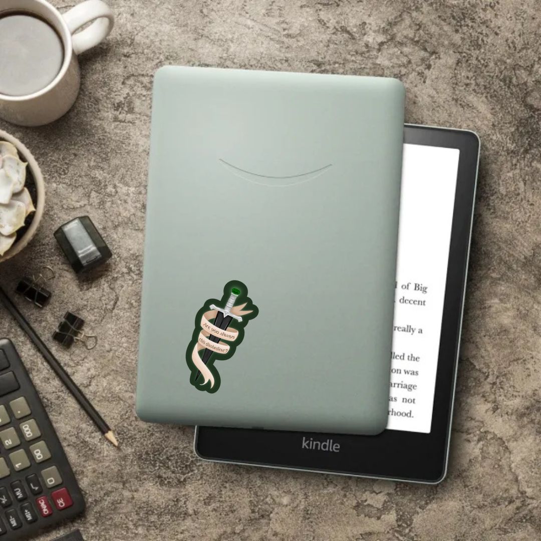 Are You Always This Disobedient? Sticker | The Witch Collector by Charissa Weaks | Officially Licensed