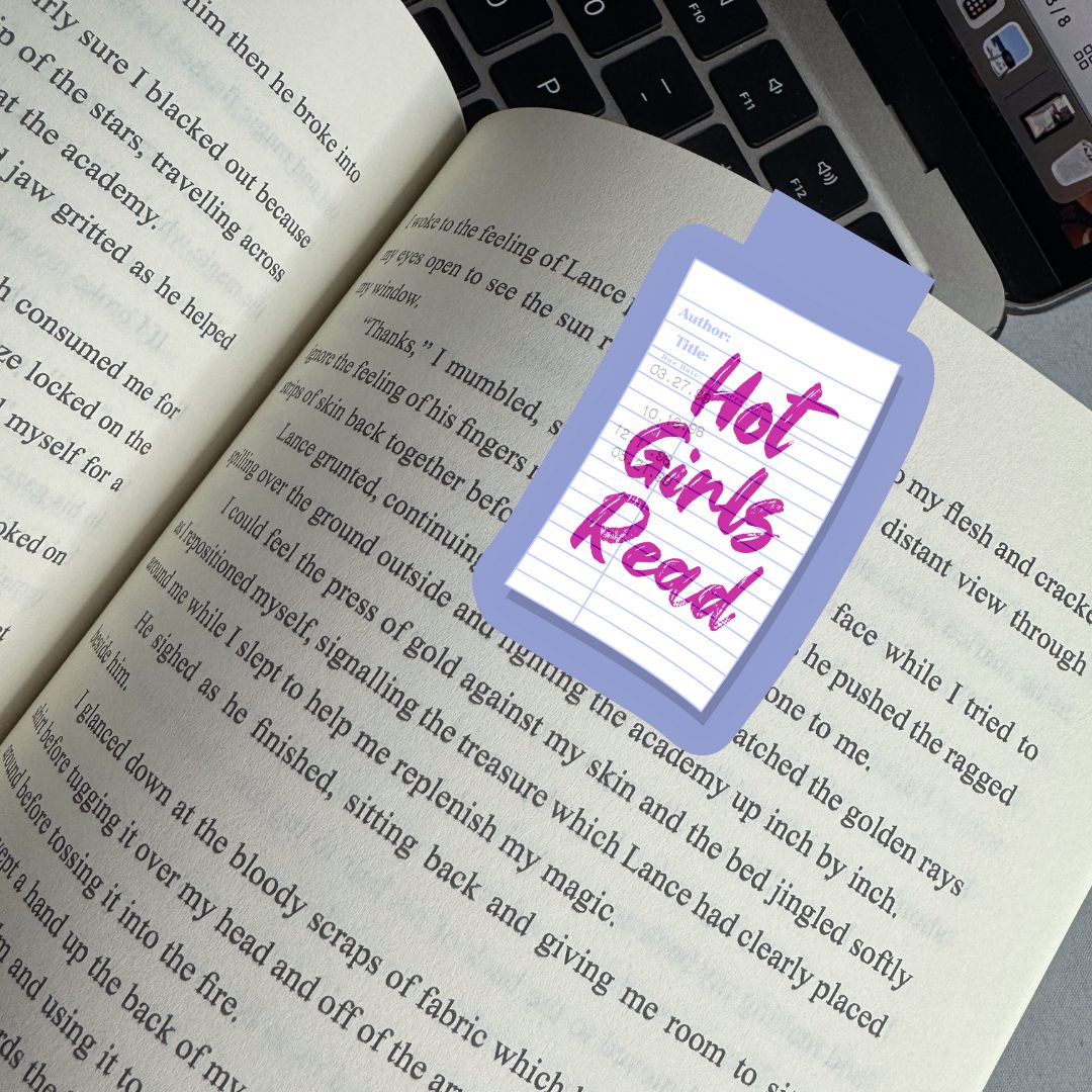 Hot Girls Read Library Card Magnetic Bookmark