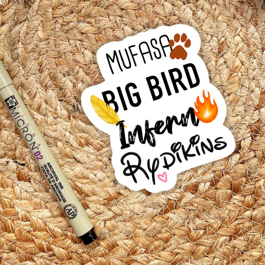 Boyfriend-In-Law Ruthless Boys of The Zodiac Sticker | Officially Licensed