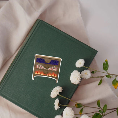 ACOTAR Archeron Dresser Sticker | Sarah J Maas | Bookish Stickers - Serafine Art & Design - 